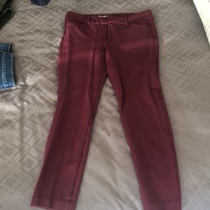 Maroon Old Navy Slacks